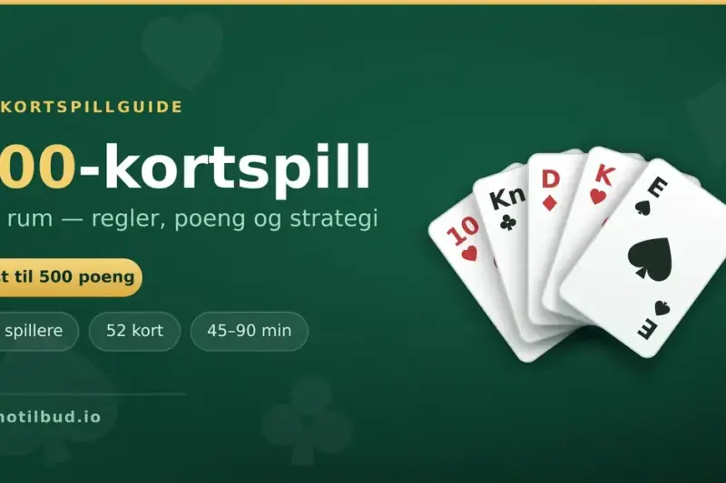 500-kortspill (500 rum): regler, poeng og strategi