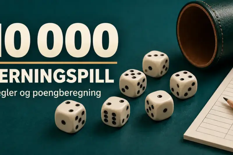10000 terningspill: regler og poengberegning